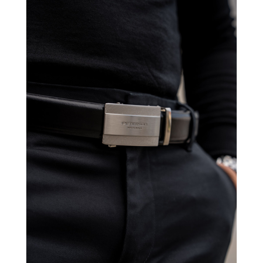 Leather belt PETERSON PTN A007