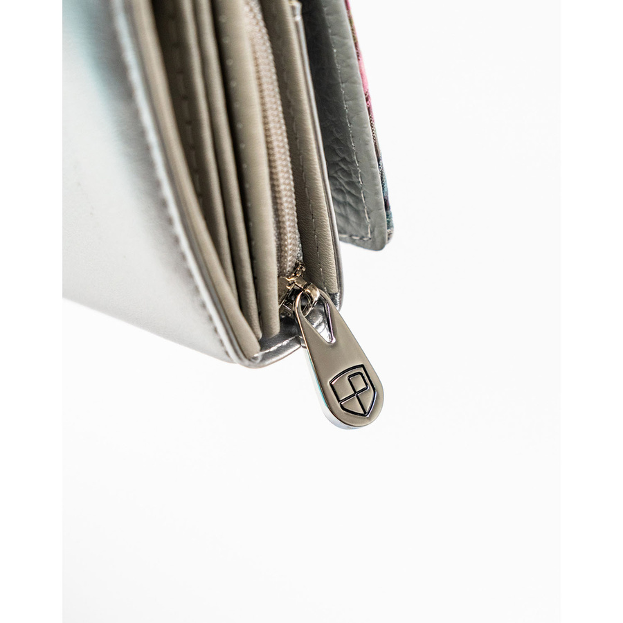 Leather+leatherette wallet RFID PETERSON PTN PX20-1-NPK