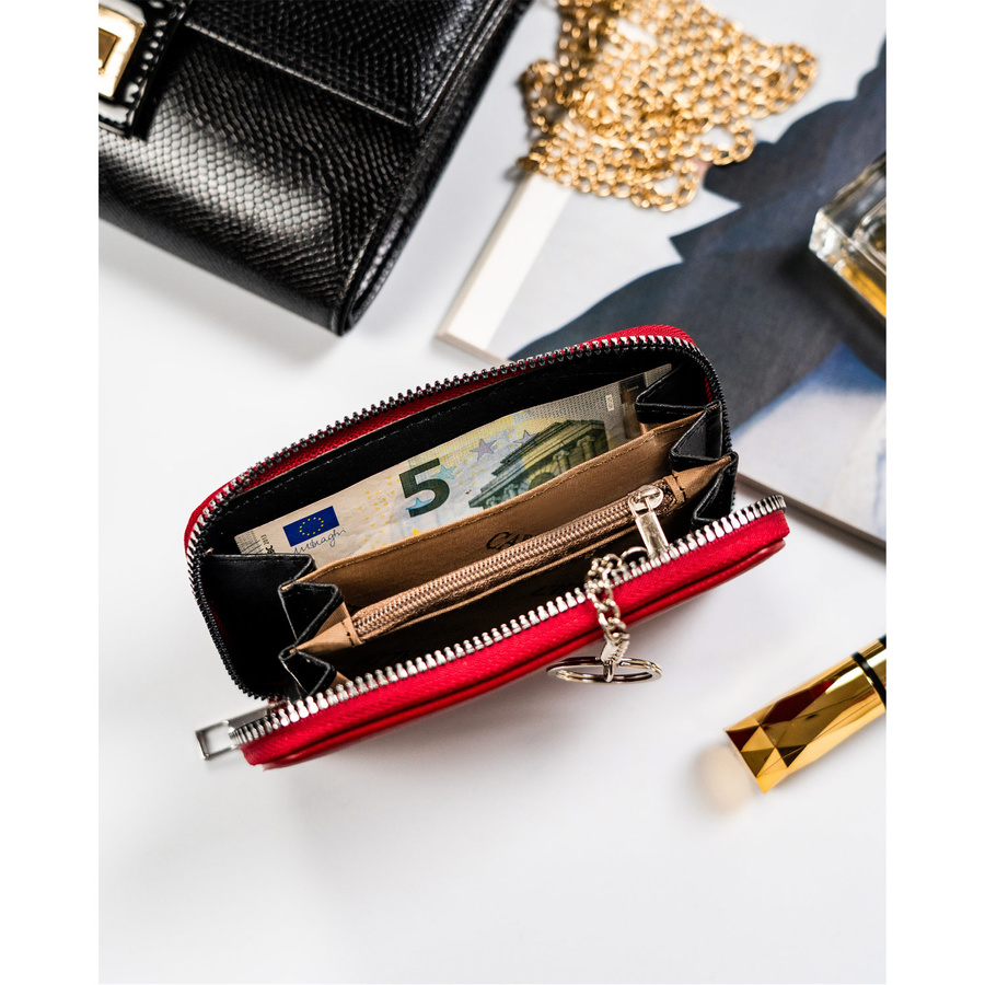 Leatherette wallet 4U CAVALDI ABT-04-BL