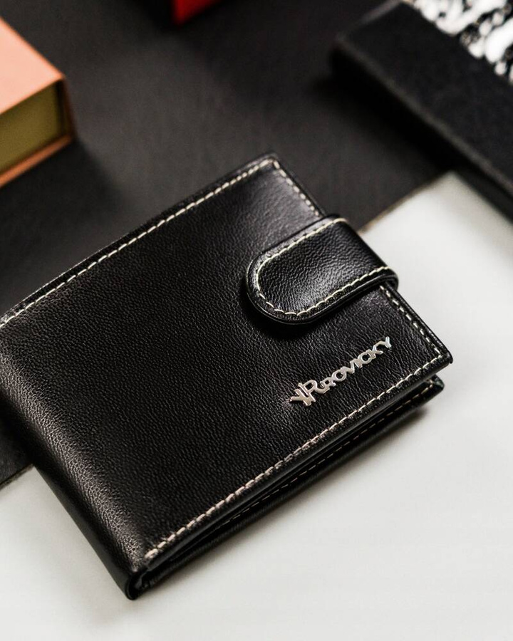 Leather wallet RFID ROVICKY R-RM-24-15L-GCL