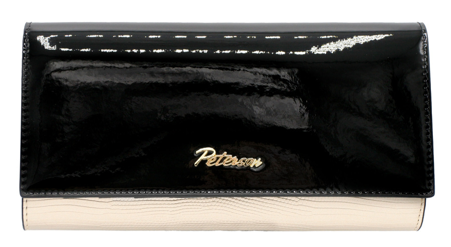 Leather wallet RFID PETERSON PTN LJ-490