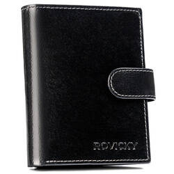 Leather wallet RFID ROVICKY N4L-RPVT-BL
