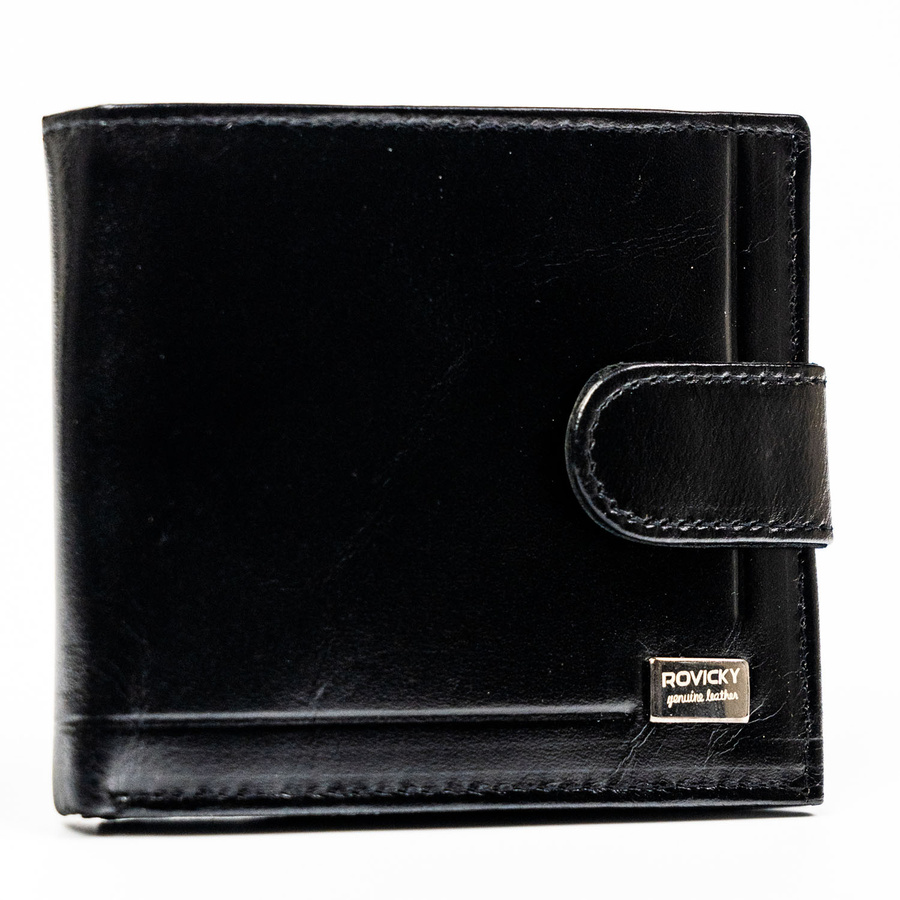 Leather wallet RFID ROVICKY CPR-10L-NBAR