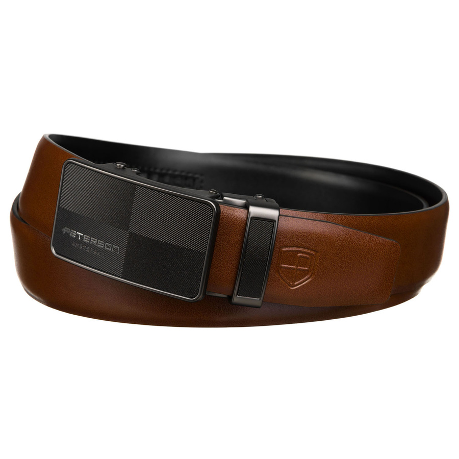 Leather belt PETERSON PTN A011