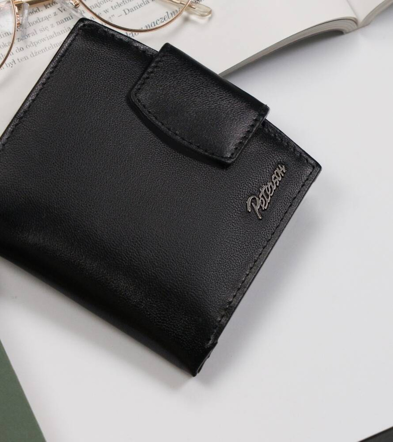 Leather wallet RFID PETERSON PTN RD-314-GCL-M