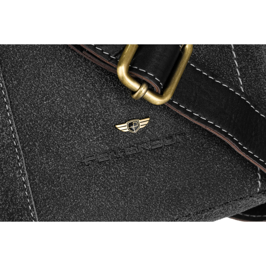 Leather bag PETERSON PTN 8022-SCC