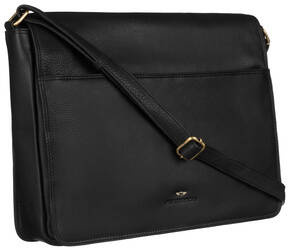 Leather's laptop bag PETERSON PTN 1725-NDM