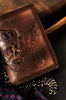 Leather wallet RFID PETERSON PTN N4C-VIN-S