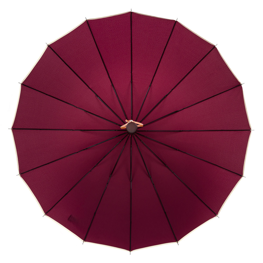 Czerwony, elegancki parasol rządowy - Peterson