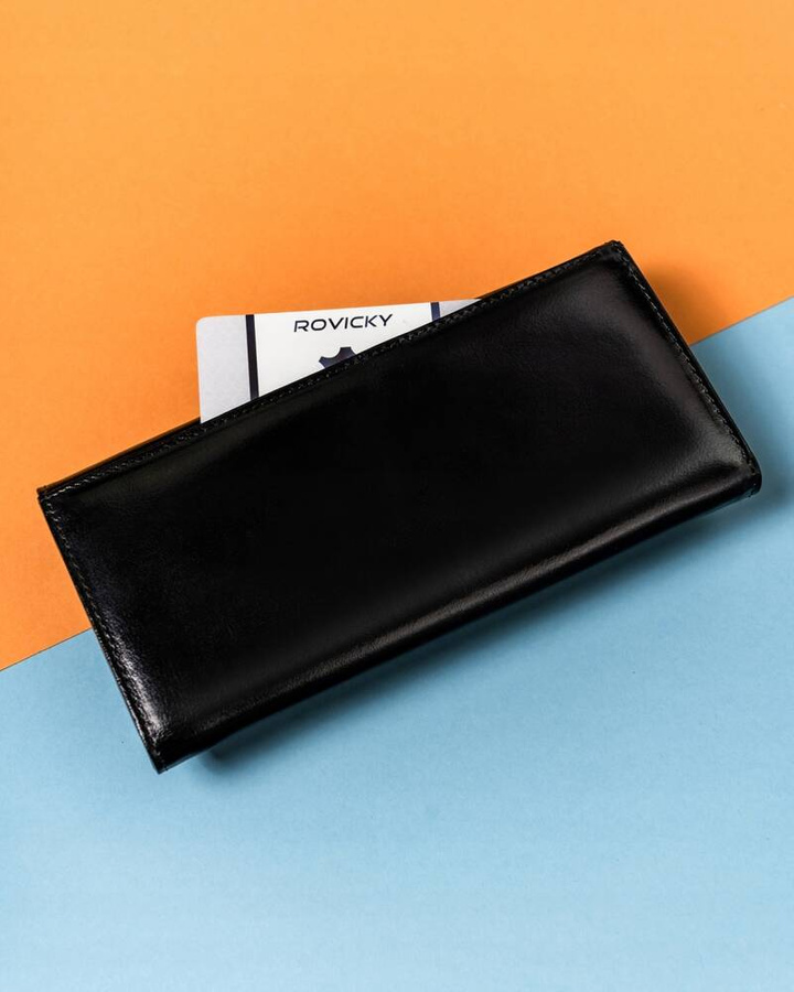 Leather wallet RFID LORENTI 72401-GBL