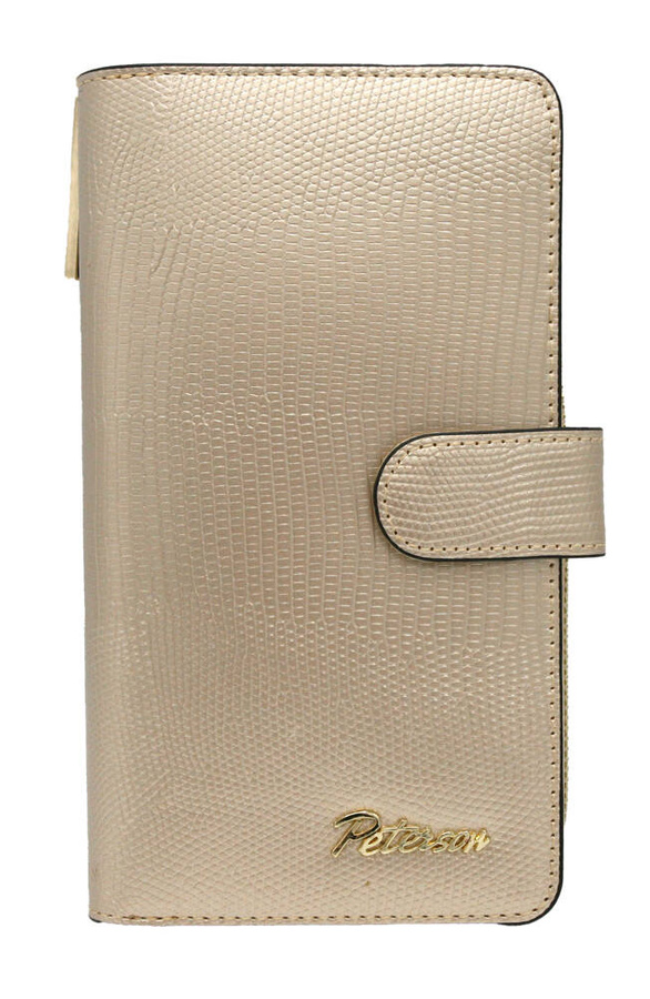 Leather wallet RFID PETERSON PTN LJ-603