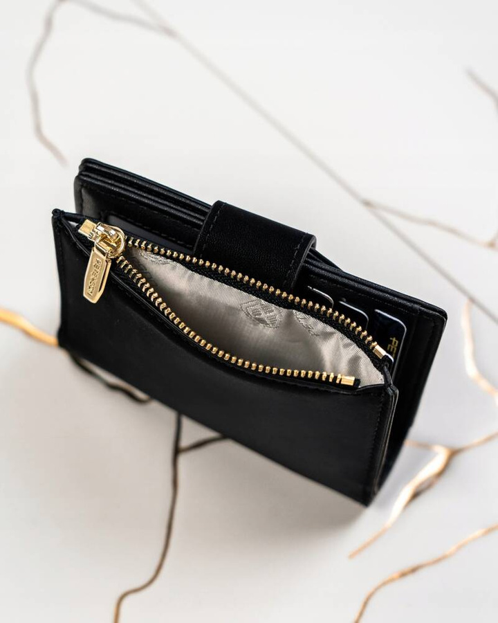 Leatherette wallet RFID PETERSON PTN 012-WEI
