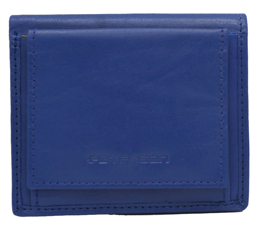 Leather wallet RFID PETERSON PTN RD-220-MCL