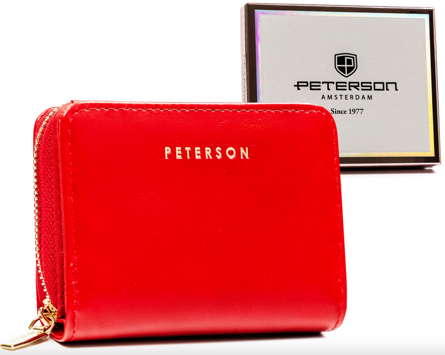  Leatherette wallet RFID PETERSON PTN 010-BH