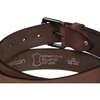 Leather belt PETERSON PTN LTP-BUF