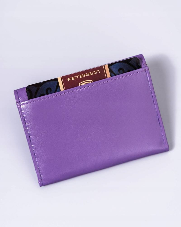 Leather wallet RFID PETERSON PTN RD-GC02-MCL