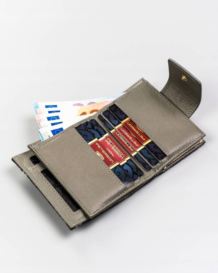 Leather wallet RFID PETERSON PTN 42329-ONBF