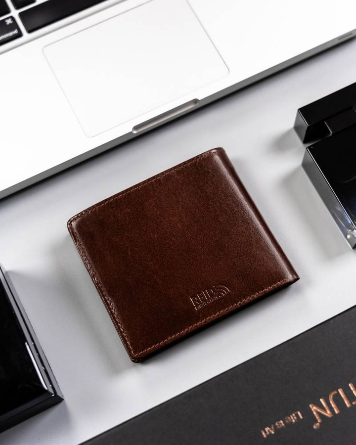 Leather wallet RFID PETERSON PTN 22303-VT