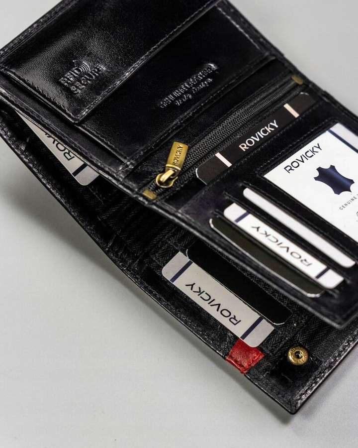 Leather wallet RFID ROVICKY 22314-RVTP 