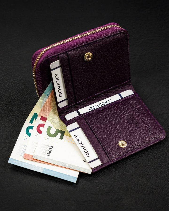 Leather wallet RFID LORENTI 5157-SH