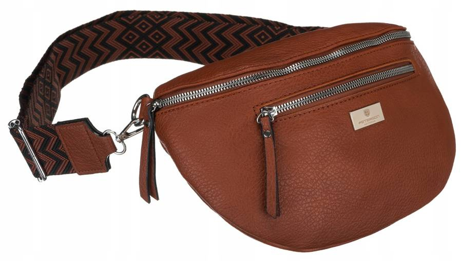 Leatherette bumbag PETERSON PTN HJ955-2