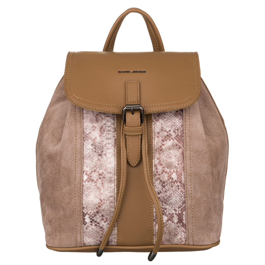 Leatherette bagpack DAVID JONES 6885-2