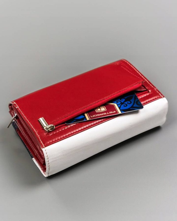 Leathyer's wallet RFID PETERSON PTN RD-22-GCL-Y