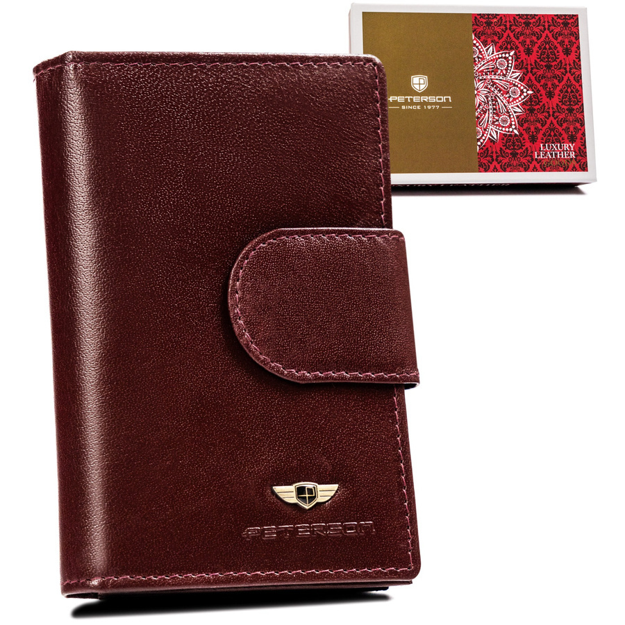 Leather's wallet RFID PETERSON PTN 70-BO