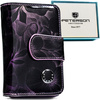 Leather and leatherette wallet RFID PETERSON PTN PS115-FDS