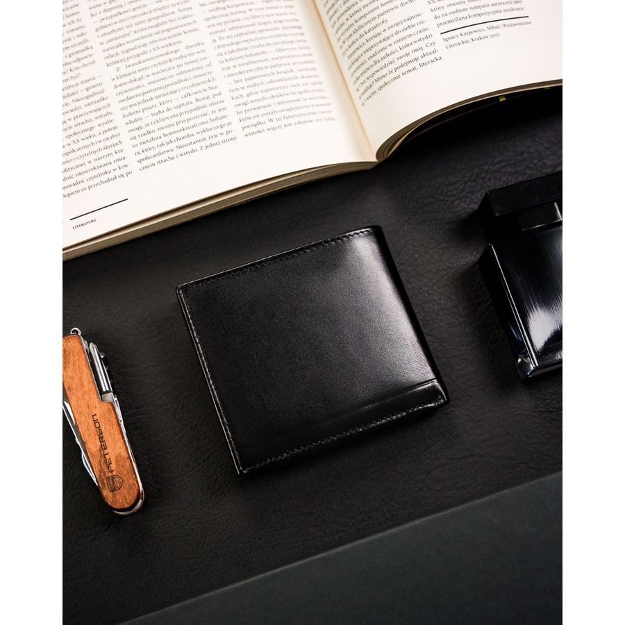 Leather wallet RFID ROVICKY CPR-10-NBAR