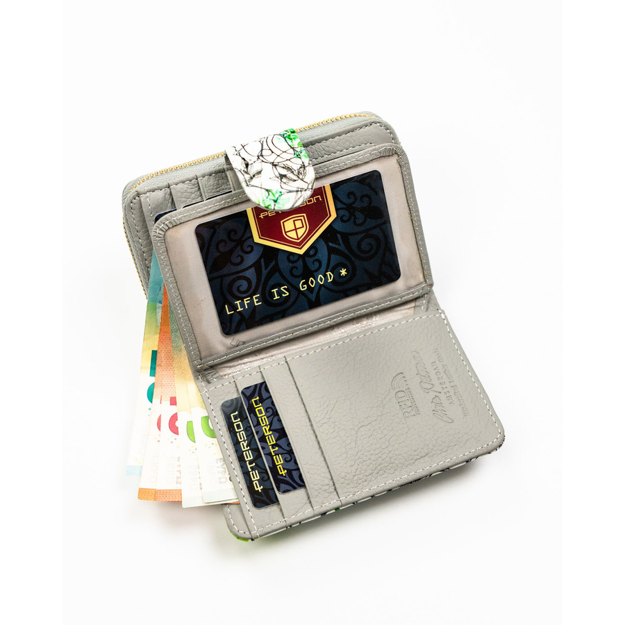 Leather wallet RFID PETERSON PTN PH31-LFL