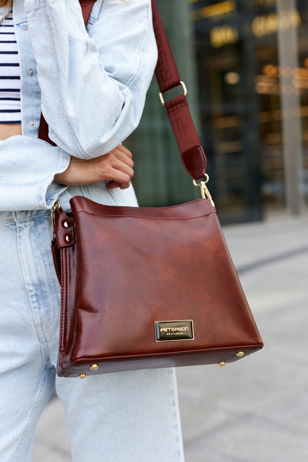 Leatherette bag PETERSON PTN H3655