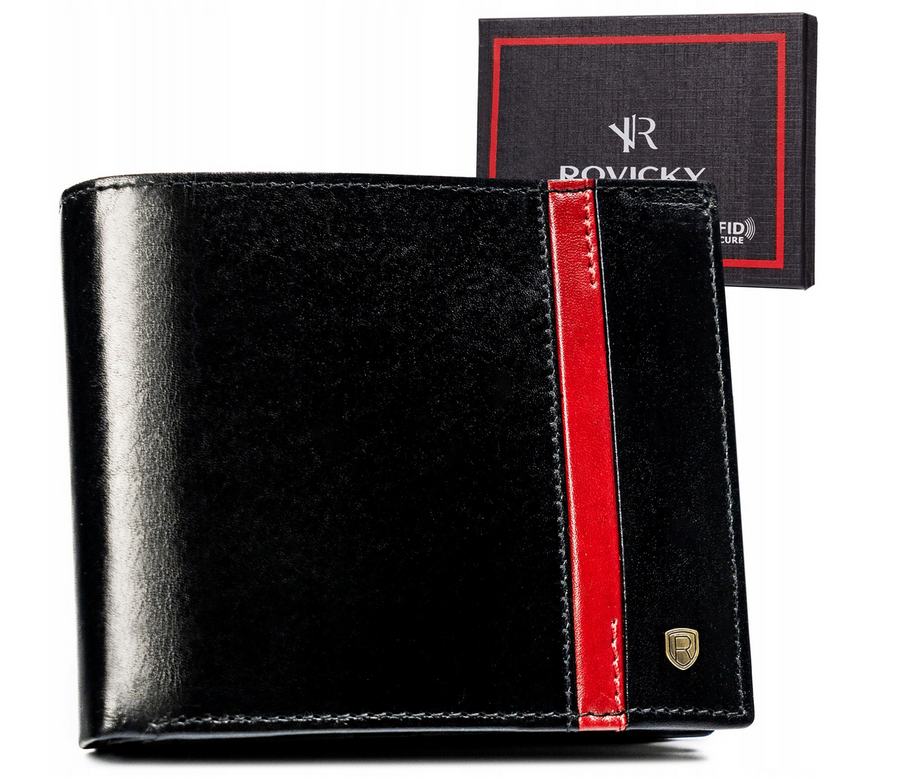 Leather wallet RFID ROVICKY 22320-RVTP