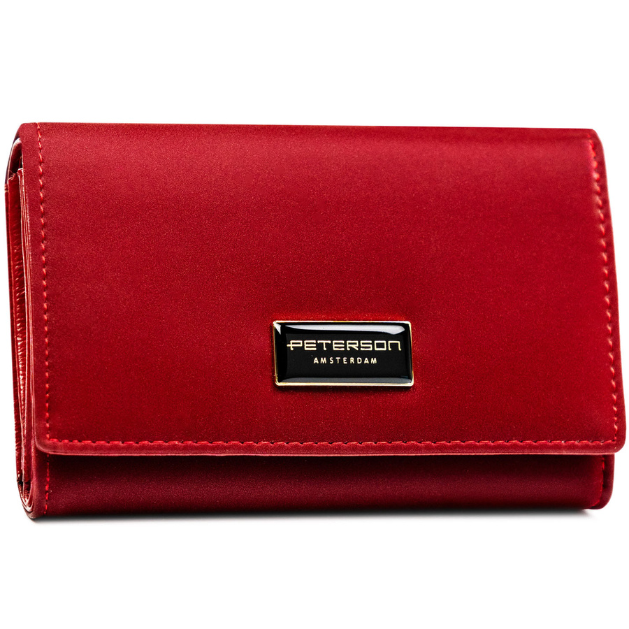 Leather and leatherette wallet RFID PETERSON PTN PS112-HNL