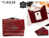 Leather & leatherette wallet RFID 4U CAVALDI PN32-BCF
