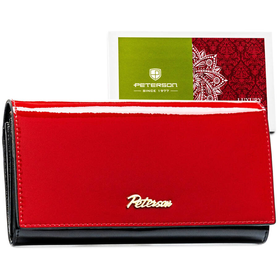 Leather wallet RFID PETERSON PTN 1N-411