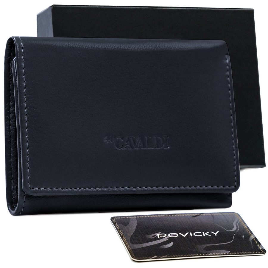 Leather wallet RFID 4U CAVALDI R-RD-17-GCL