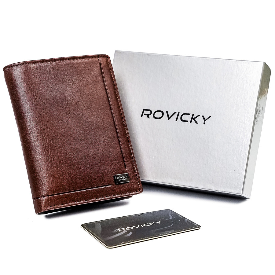 Leather man wallet ROVICKY PC-101-BAR