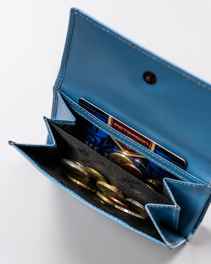 Leather's wallet RFID PETERSON PTN 70-BO