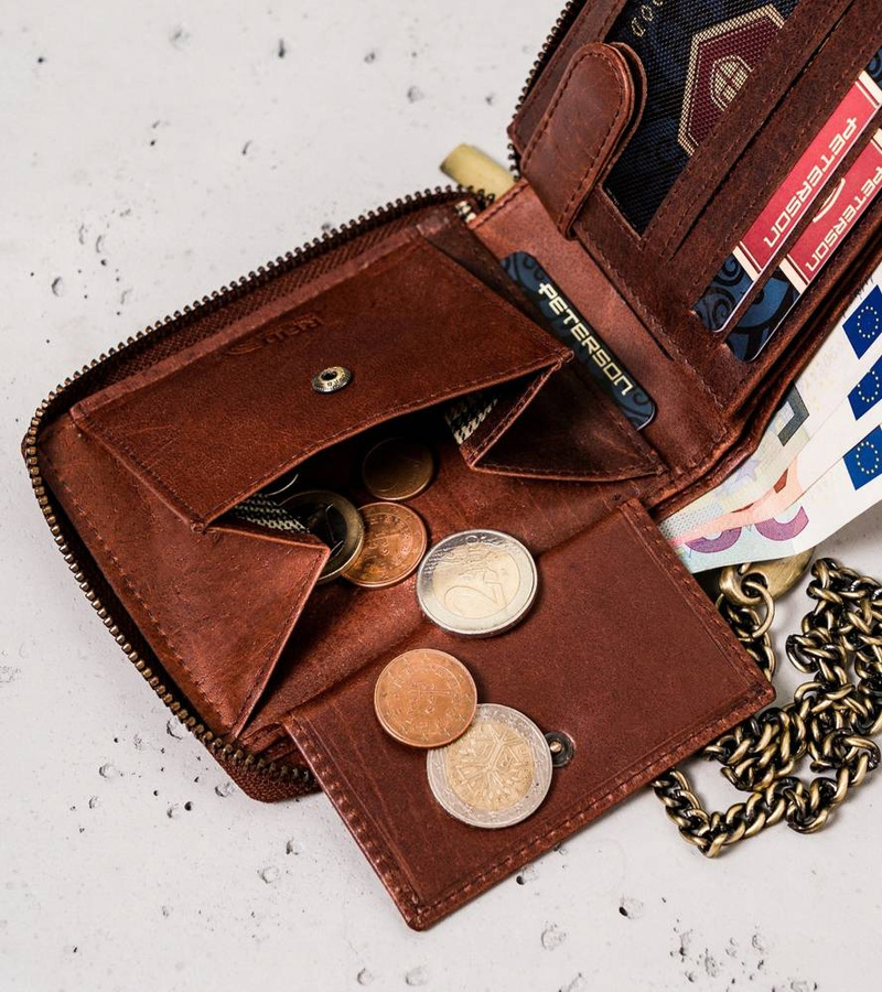 Leather men wallet PTN N992C-04-HWM-134