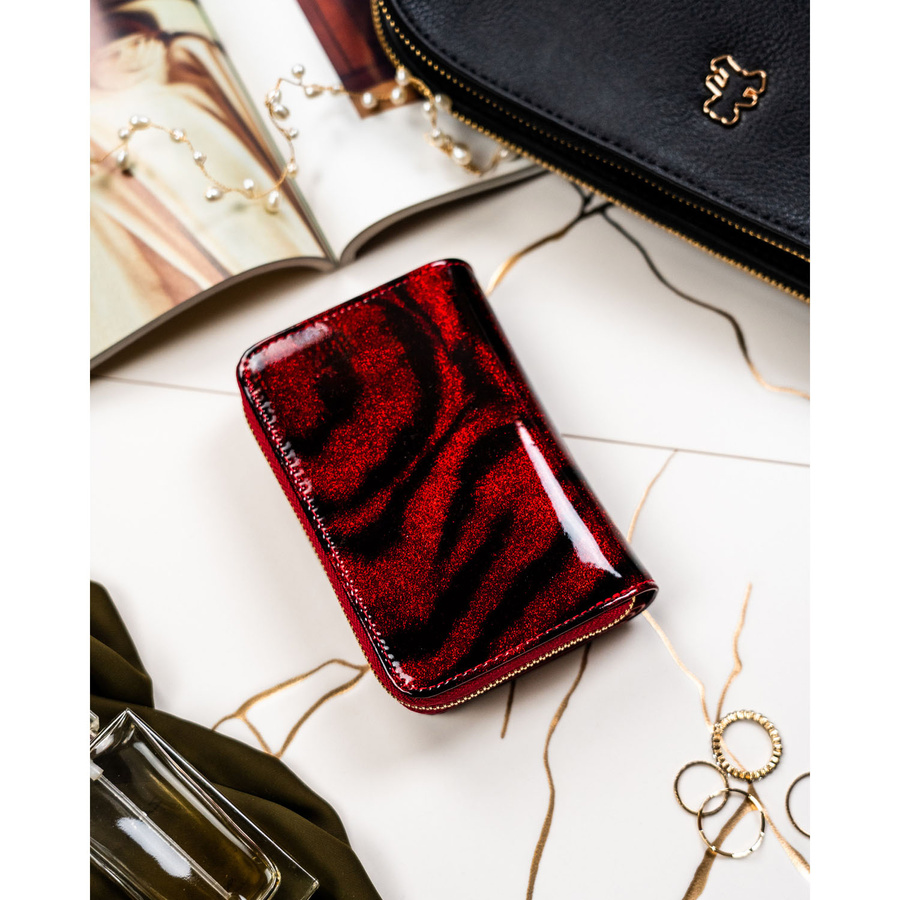 Leather and leatherette wallet RFID PETERSON PTN PS115-TDS