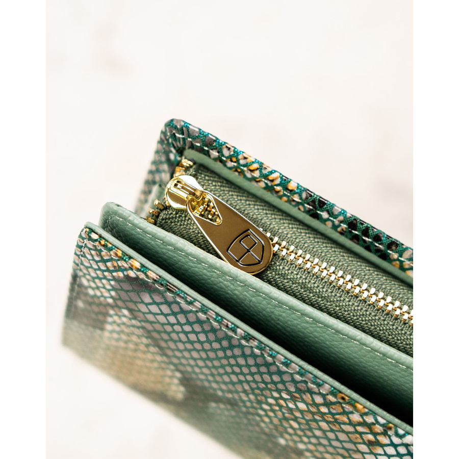 Leather wallet RFID PETERSON PTN 421431-SFL