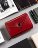 Leather wallet RFID PETERSON PTN RD-02-GCL-Y