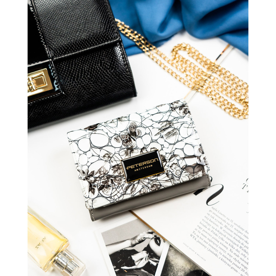 Leather wallet RFID PETERSON PTN PH30-LFL