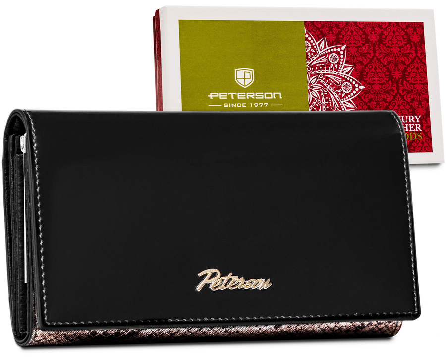 Leather women wallet PETERSON PTN BS-466