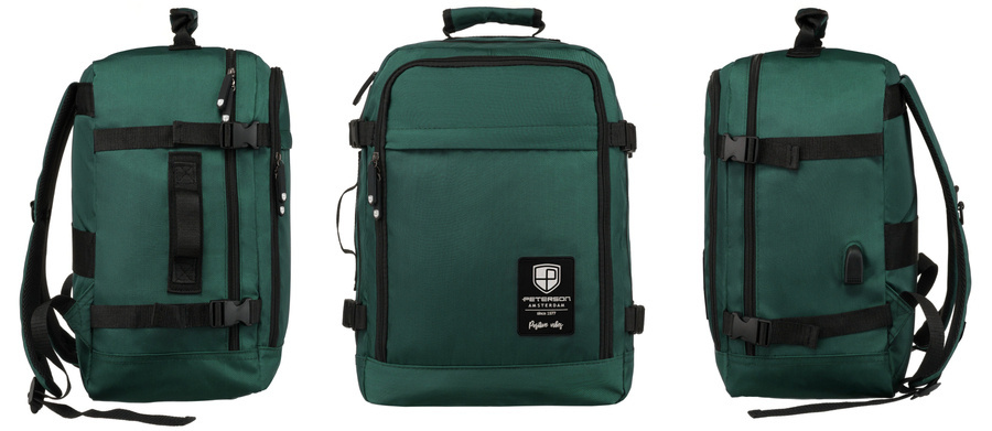 Polyester bagpack PETERSON PTN APP-0266