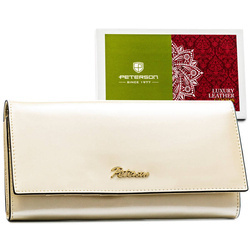 Leather wallet RFID PETERSON PTN 1N-409