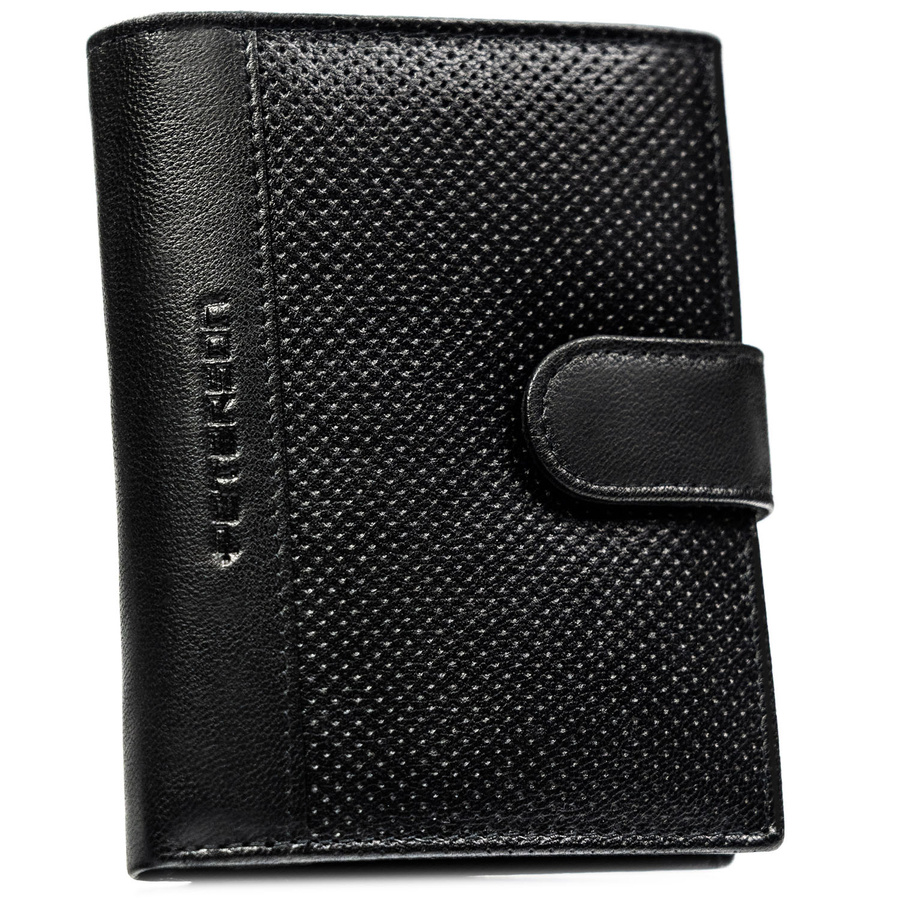 Leather wallet RFID PETERSON PTN N4L-DOT