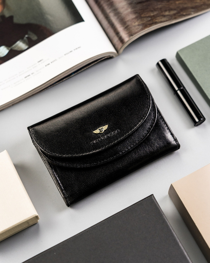 Leather's wallet RFID PETERSON PTN 116-BO