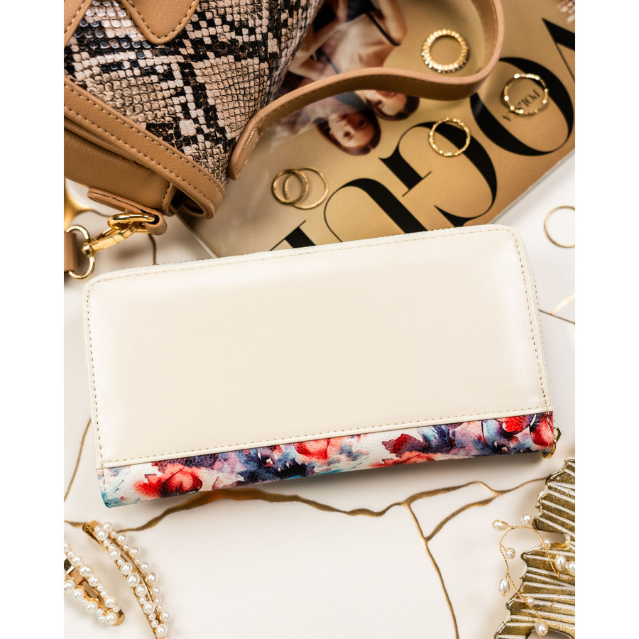 Leather and leatherette wallet RFID PETERSON PTN PX25-PF2